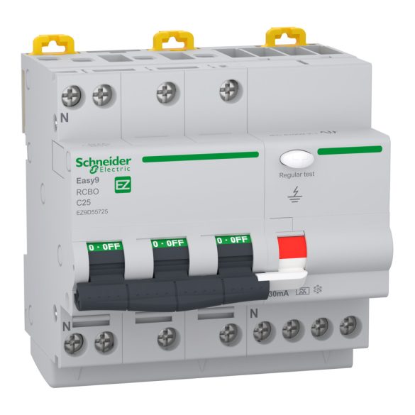 FIRELÉ KOMBINÁLT 4P 25A 30mA 3P 25A C EZ9D55725  (10233)