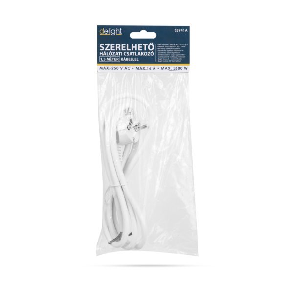 SZERELT VEZETÉK 3X1.5MM 1.5M 05941A  (10550)