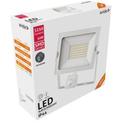 AVIDE ABSSFLNW-50W-PIR-W MOZGÁSÉRZ. FEHÉR
