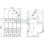 KISMEGSZAKÍTÓ 1P 13A C TRACON TDZ-1C-13  (22600)