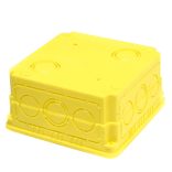 MÜ 100*100 PERFORÁLT SÁRGA KÖTŐDOBOZ  (22816)