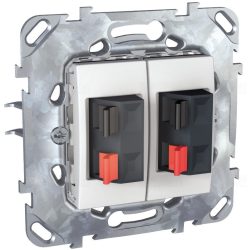 UNICA HANGFAL 2-ES FEHÉR PAD-14N MGU50.8787.18Z  (22859)