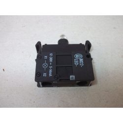 Jelzőlámpamodul LED 12-30V/AC/dc fehér előlapi  (30099)