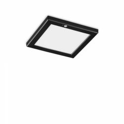 IDEALLUX AURA SQUARE 3000K SENSOR 20W LED 290829 FEKETE