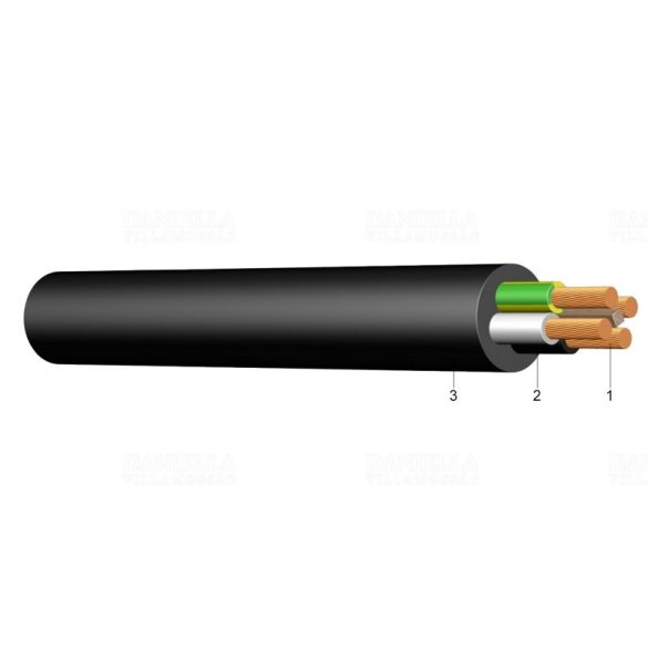 GT 12*2.5mm gumi köpenyes kábel 450/750V