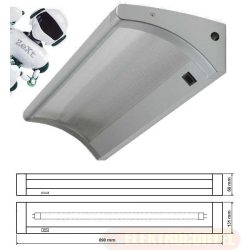   ARMATÚRA 1*21W ZEXT TL-2014 ARMATÚRA ÍVELT EZÜST  (35383)