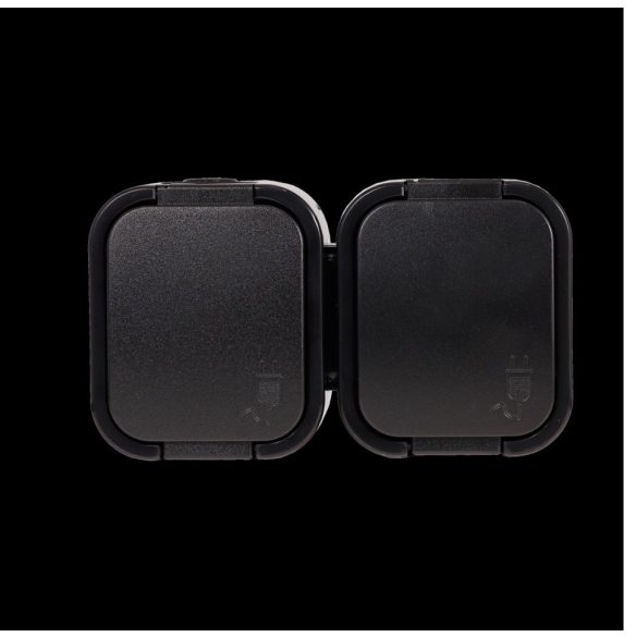 HYDRA 2-ES DUGALJ FEKETE IP54 321666  (35477)