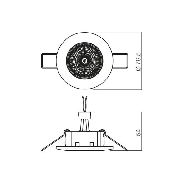 REDO 70082 SZATÉN BEÉPÍTHETŐ FIX ELC 146NM  (42614)