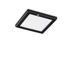 IDEALLUX AURA PL SQUARE 4000K NERO SENSOR 306414  (44384)