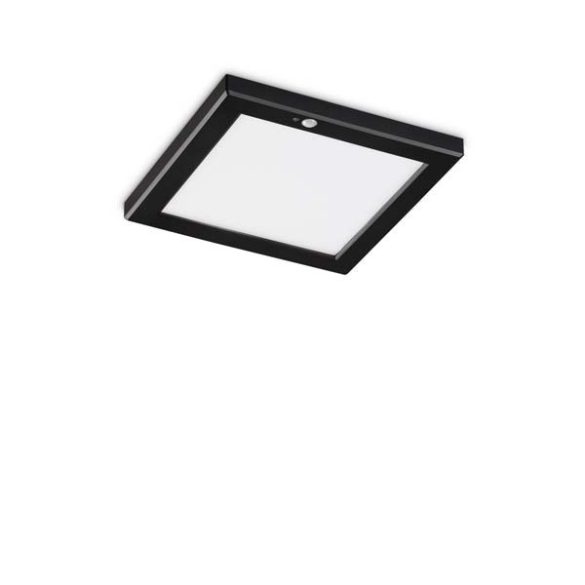 IDEALLUX AURA PL SQUARE 4000K NERO SENSOR 306414  (44384)