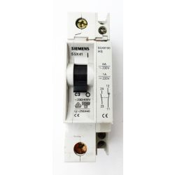 Kismegszakító 1p segéd 3A C 5SX41 5SX9100 10kA  (45213)