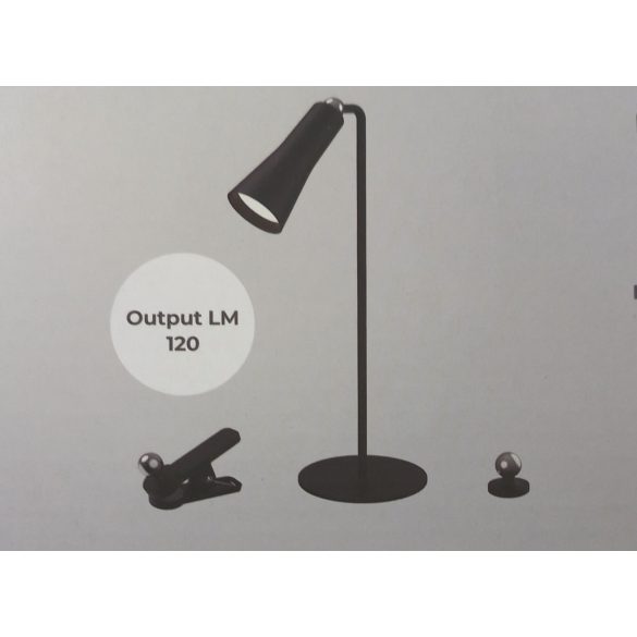 KLAUSEN BRIGHT KL148017 FEKETE  ASZTALI LÁMPA