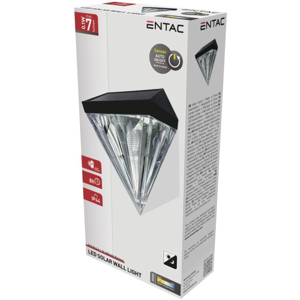 ENTAC ESDSL-SMD GYÉMÁNT ALAKÚ SOLAR LÁMPA 3500K  (47968)