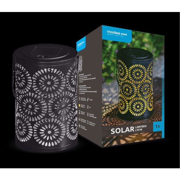 MODEE ML-LT010 FEKETE SOLAR LÁMPÁS  (48507)