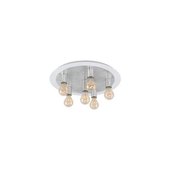 EGLO 97496 PASSANO 6XE27 4W 2700K EZÜST-FEHÉR 550*190MM  (48591)