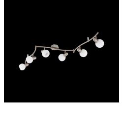   EGLO 99713 COMBA 6XE14X6W 3000K STEP MATT KRÓM-FEHÉR  (48595)