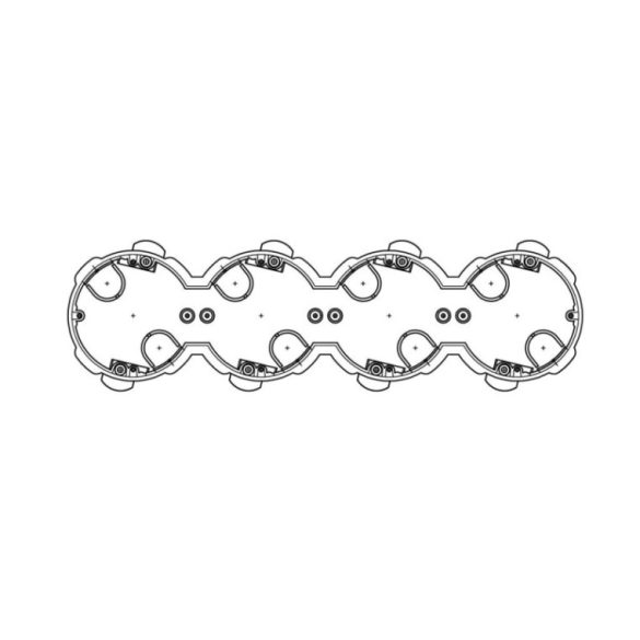 GIPSZKARTON DOBOZ 4-ES 4599/G-40-4 ALT-TECH  (55522)