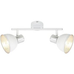 KLAUSEN KL162006 FRESH AP2 2*E14  FEHÉR/EZÜST