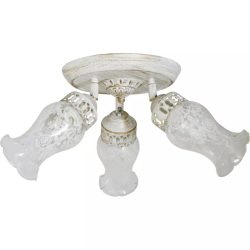   KLAUSEN LY-3219 THALIA 3-AS MENNYEZETI 3*27 ANTIK FEHÉR  (58395)