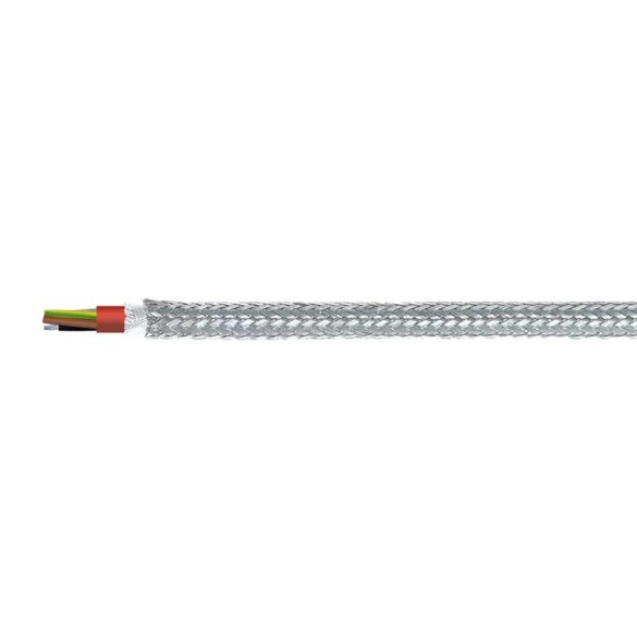Szilikon SIHF/GL/P 4*1.5mm acél szövésű szigetelés  (60578)