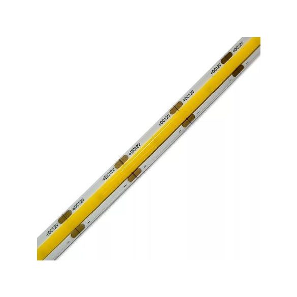 LED SZALAG 11W/M 12V 3000K LF-COB-400D-08-IP20 1000LM/M 8MM  (63957)
