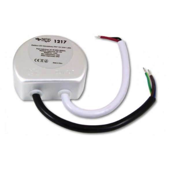 LED TRAFÓ IP67 20W S1217 (3393/1217) 12V/DC 1.66A  (67325)