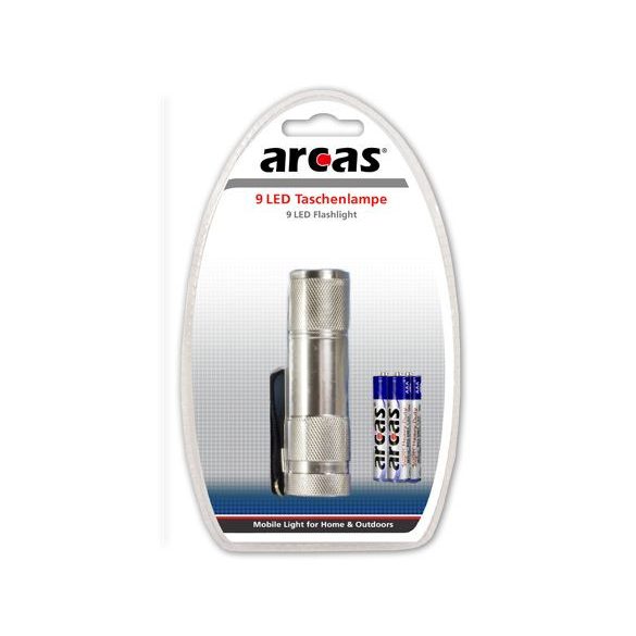 ELEMLÁMPA ARCAS 30700006 9LED  (67594)