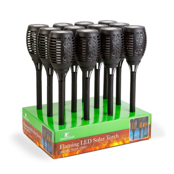 GAMMA 11262C SOLAR LÁMPA LÁNG EFFEKT 12 LED WW  (68681)