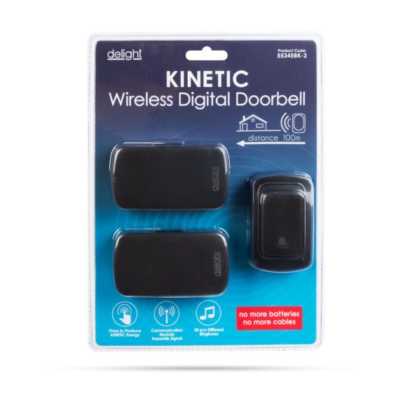 VEZETÉK NÉLKÜLI CSENGŐ 55345BK-2  (6916)