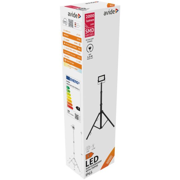 AVIDE REFI.20W 4000K 1FEJ ABSSFLNW-20W-TRIPOD-S