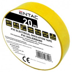 SZIGETELŐSZALAG SÁRGA 20M EIT-1319-20M-Y  (7328)