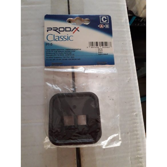 CLASSIC SZÁMTECH.ÉS TELEFON FEDLAP DUPLA FEKETE PF-5  (8736)