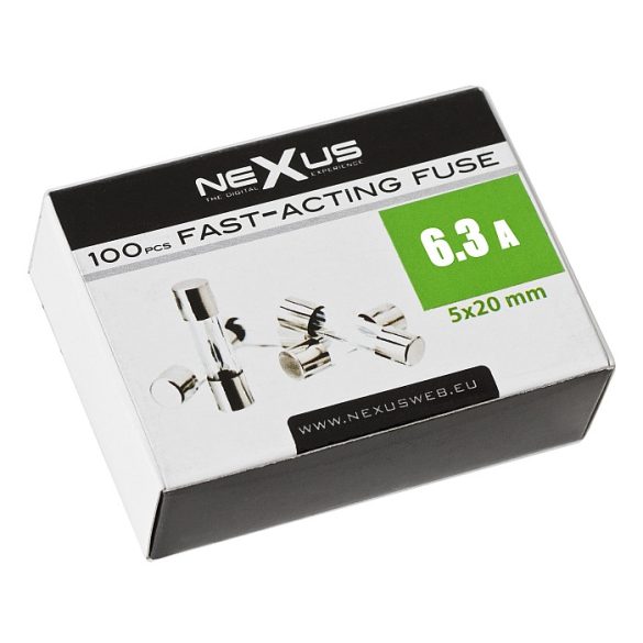 ÜVEGBIZTOSITÉK 6.3A 5*20MM GAMMA 05277  (9382)